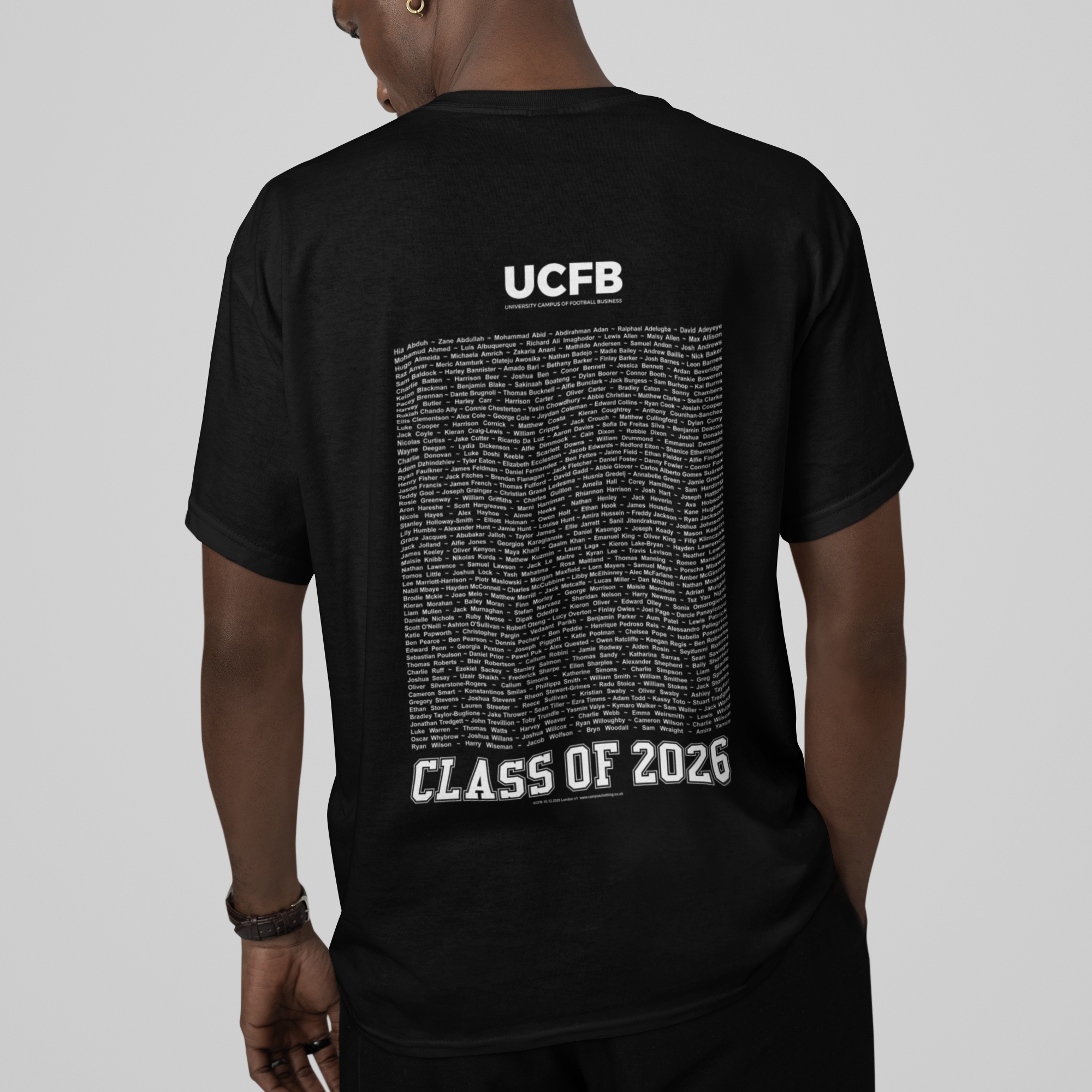 UCFB - Graduation Names-list - Regular Fit T-shirt