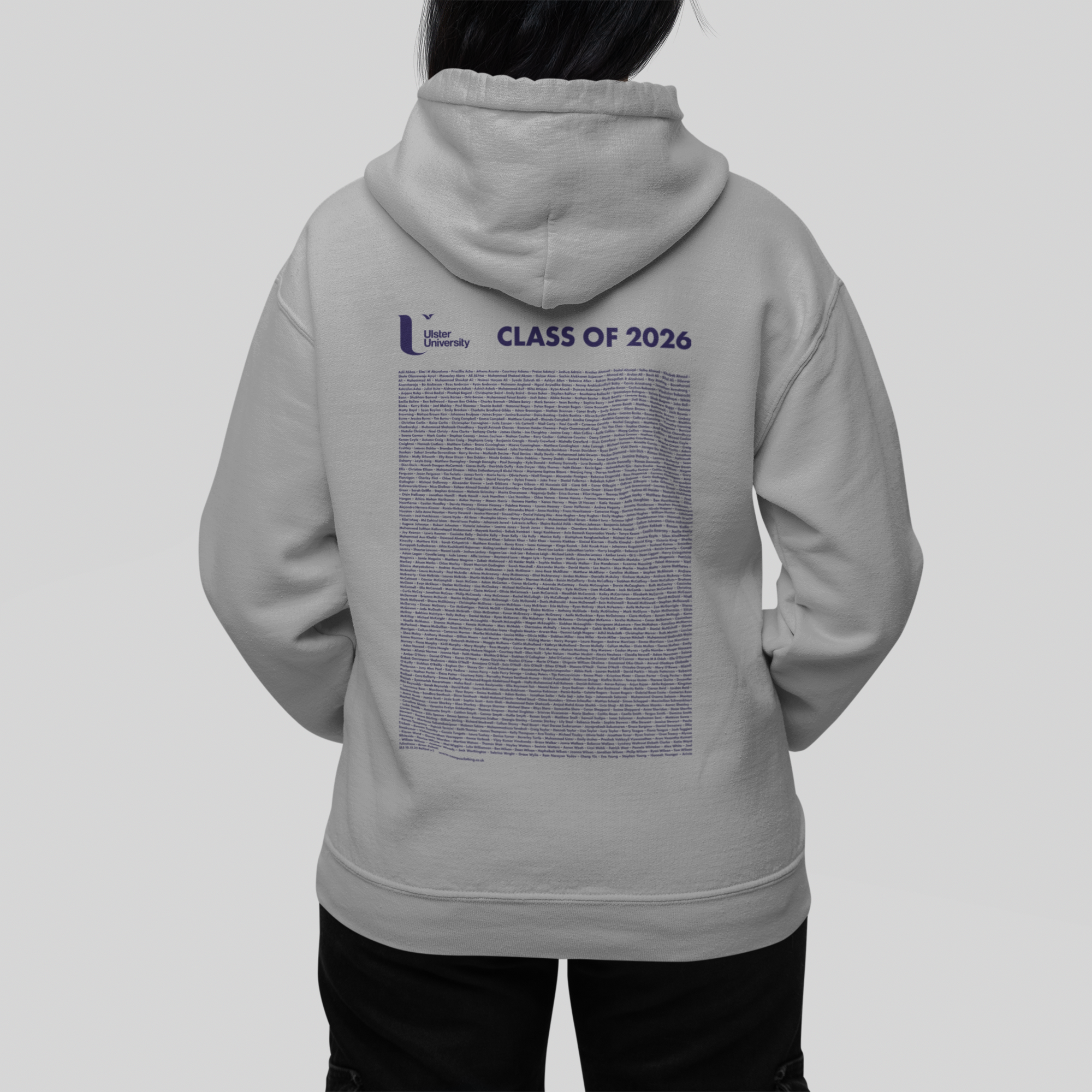 Ulster University - Graduation Names-list - Zip Hoodie