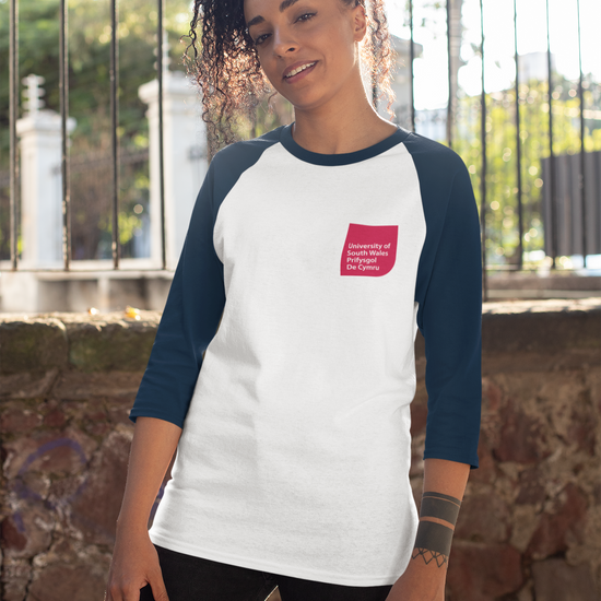 University of South Wales - Graduation Names-list - Fitted Baseball T-shirt