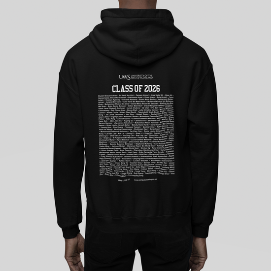 University of the West of Scotland - Graduation Names-list - Zip Hoodie
