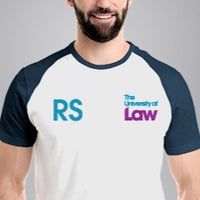 The University of Law - Logo Baseball T-shirt