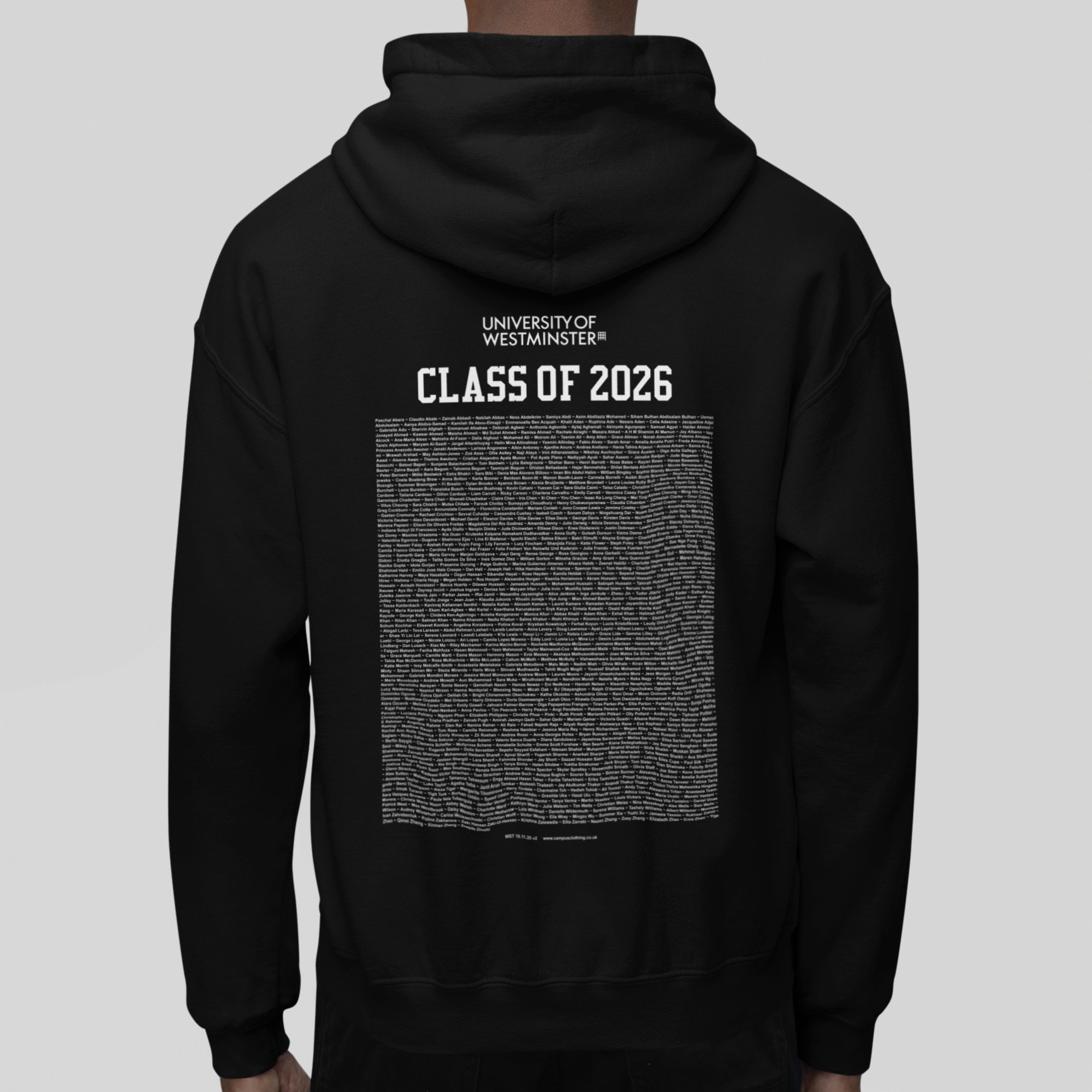 University of Westminster - Keepsake Package - Graduation Hoodie, Bear & Tote Bag