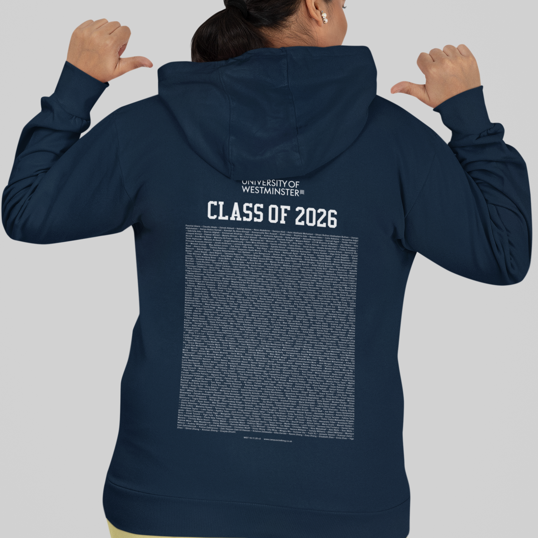 University of Westminster - Keepsake Package - Graduation Hoodie, Bear & Tote Bag