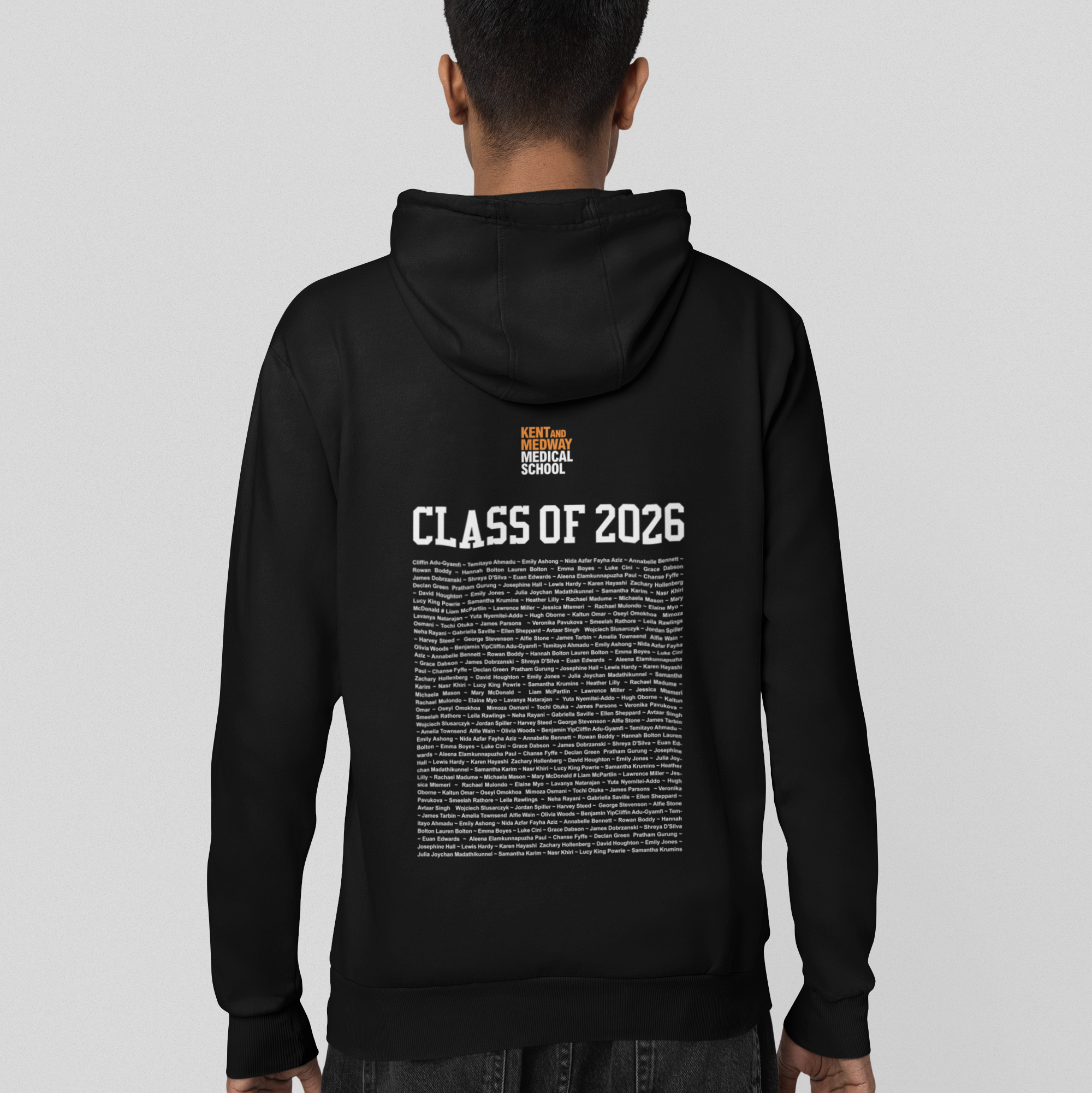 Kent and Medway Medical School (KMMS) - Graduation Names-list - Hoodie
