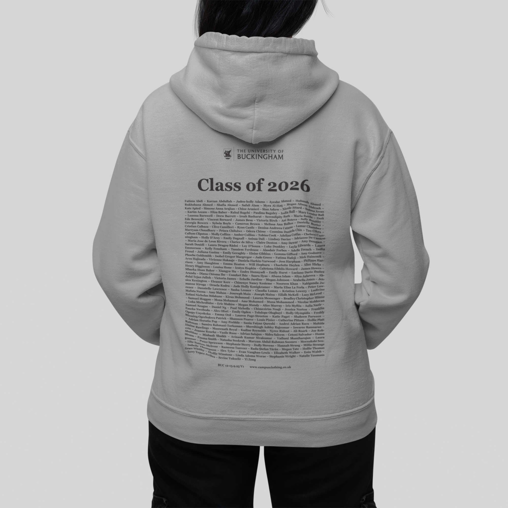 University of Buckingham - Keepsake Package - Graduation Hoodie, Bear & Tote Bag