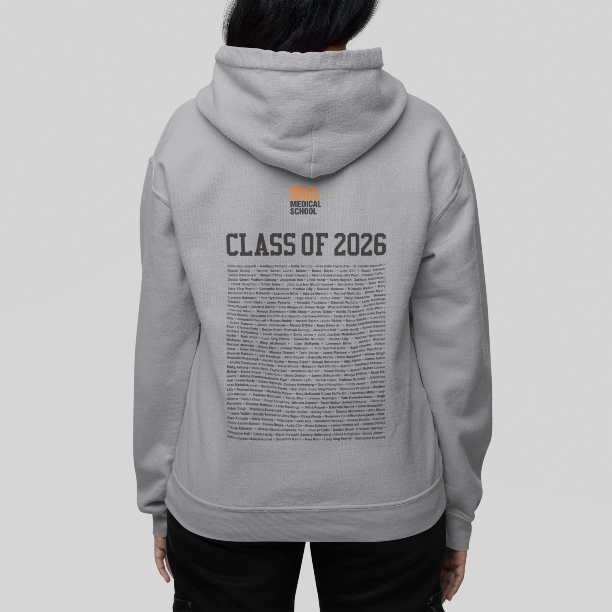 Kent and Medway Medical School (KMMS) - Graduation Names-list - Hoodie
