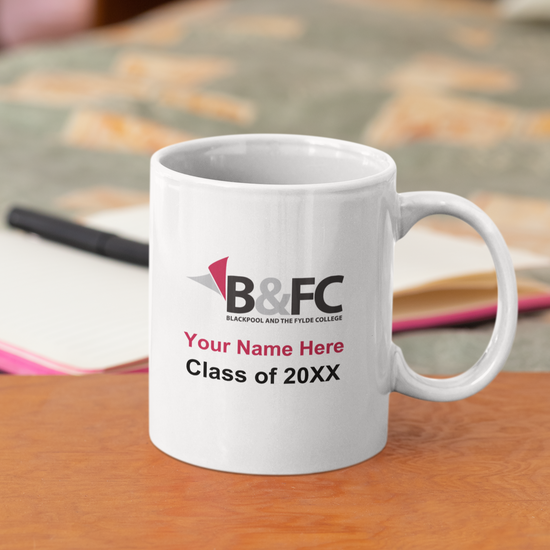 Blackpool & The Fylde College - Personalised Graduation Mug