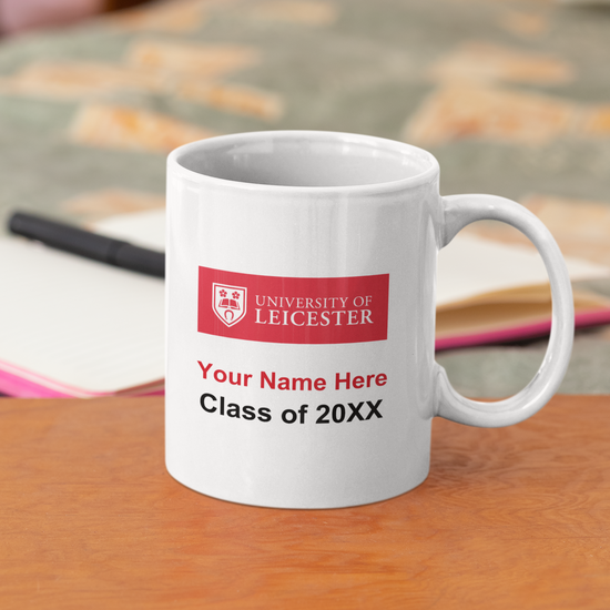 University of Leicester Personalised Graduation Mug