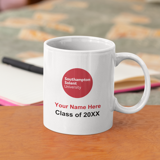 Southampton Solent University - Personalised Graduation Mug